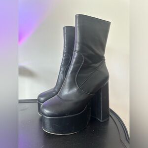 DOLLS KILL PLATFORM BOOTS